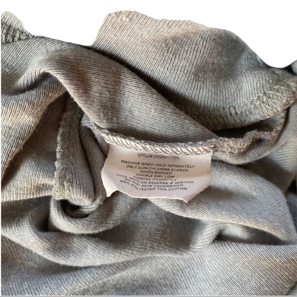 Disney Parks Women Mickey Mouse Dolman Long Sleeve Rhinestone Gray T-Shirt Sz M - Picture 10 of 11